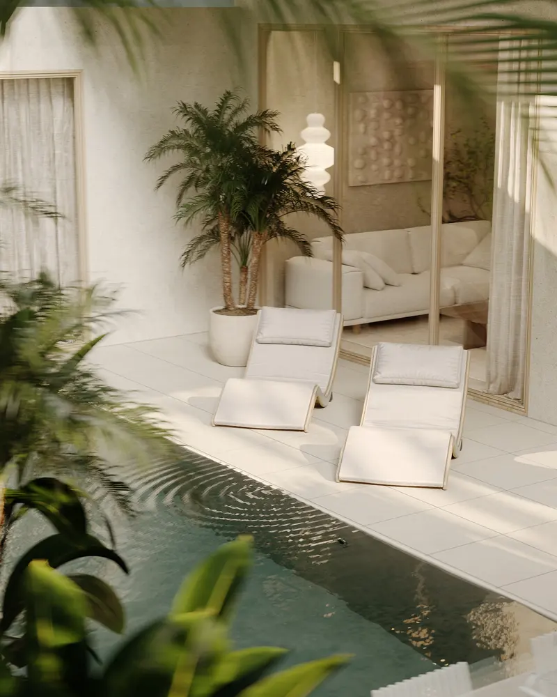 Type A three-bedroom pool villa exterior