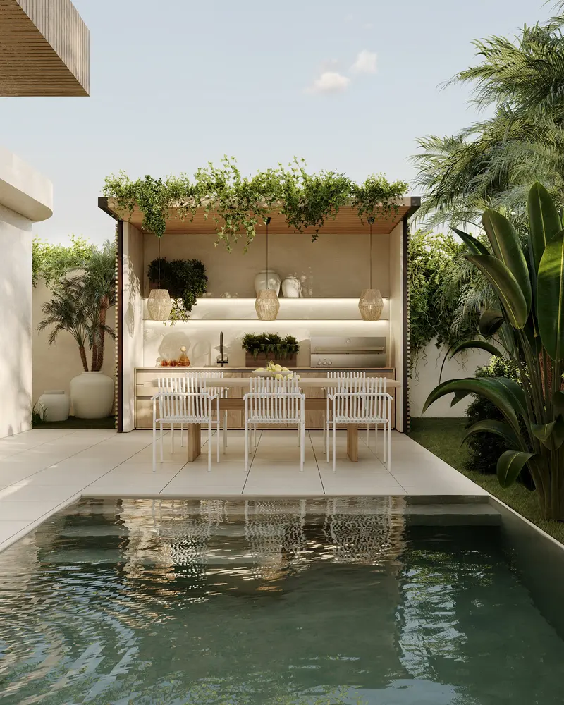 Type B four-bedroom pool villa exterior